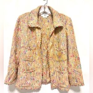🛑 SALE CHANEL vintage jacket stunning very good condition 42 FR like small
